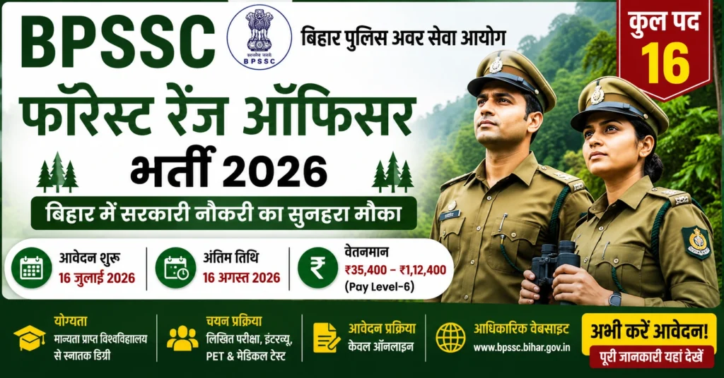 BPSSC Forest Range Officer Recruitment 2026