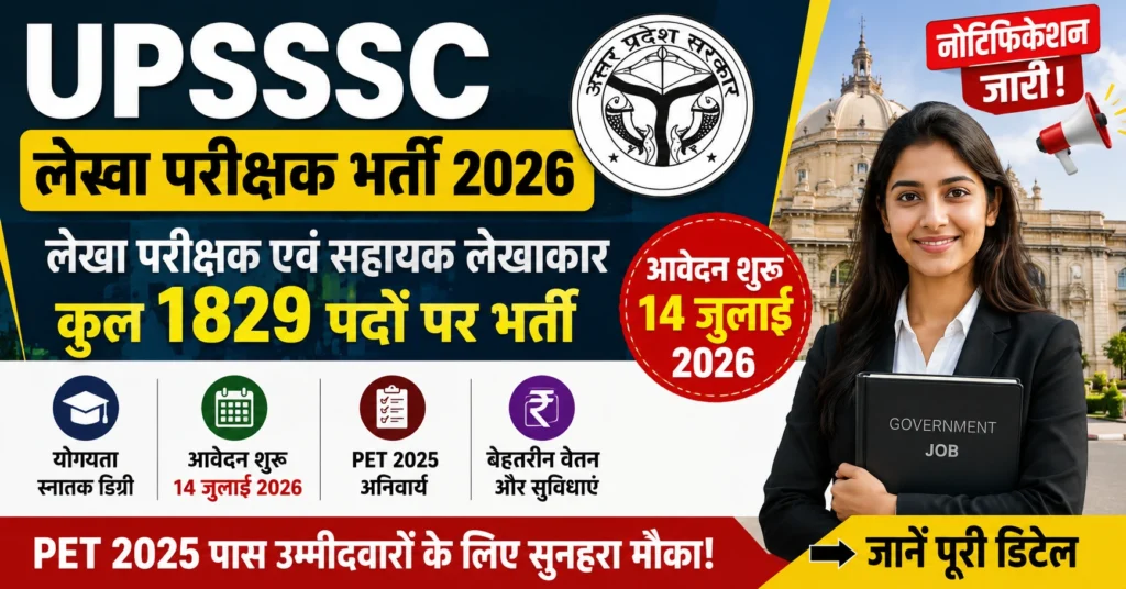 UPSSSC Auditor Recruitment 2026
